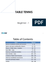 Table Tennis: Beginner - 1