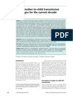 Prevention of Mother-To-Child Transmission of HIV: Challenges For The Current Decade