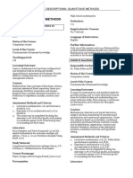 Quantitative Methods PDF