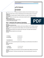 8.1.4.6 Lab - Calculating IPv4 Subnets