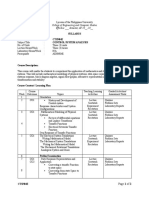 Syllabus Ctsn04E Control System Analysis