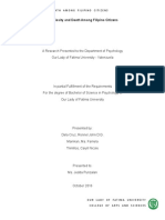 Religiosity and Death Among Filipino Citizens: Religiosityanddeathamongfilipinocitizens