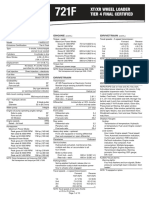 Wheel Loader 721F Specs