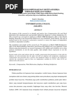 Jurnal Pengaruh Kompensasi Dan Motivasi Kerja Terhadap Kepuasan Kerja Karyawan (Penelitian Pada Kantor Pusat Bank CIMB Niaga Subdirektorat Digital Banking, Branchless and Partnership