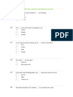 Choose The Right Modal Verb