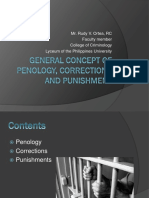 General Concept of Penology Corrections and Punishments