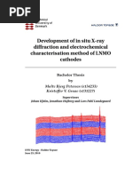 Development of in Situ X-Ray Diffraction and Electrochemical Characterisation Method of LNMO Cathodes