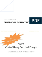 Science F3 C8-PPT-Part V-Cost of Using Electrical Energy