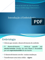 Aula de Introdução Á Embriologia PDF