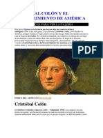 Cristobal Colón y El Descubrimiento de América