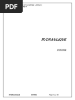 Cours Hydraulique PDF