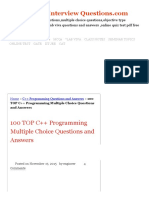 100 Top C Programming Multiple Choice Questions and Answers PDF