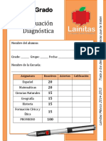 6to Grado - Evaluación Diagnóstica (2014-2015)