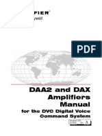 DAA2 and DAX Amplifiers Manual - For The DVC Digital Voice Command System 53265