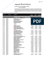 Regional Trial Courts: Master List of Incumbent Judges