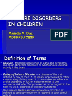 Seizure Disorders in Children 2014 FCM Lecture