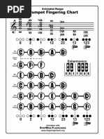 Trumpet Extended Fingering Chart