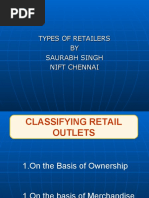 Types of Retailers BY Saurabh Singh Nift Chennai