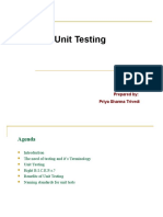 Unit Testing: Prepared By: Priya Sharma Trivedi