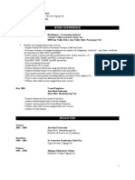 JRU Format of Resume