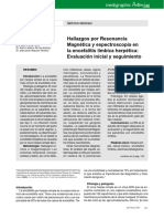 RMN y Espectroscopia Encefalitis Limbica PDF