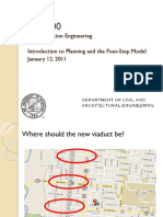 Transportation Engineering Introduction To Planning and The Four-Step Model January 12, 2011