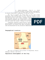 Case Study in Community Development of Cabanatuan City