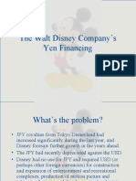 The Walt Disney Company's Yen Financing