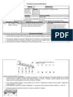 Planeacion Semanal Primer Grado Matematicas