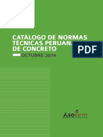 Catálogo de Normas de Técnicas Peruanas de Concreto 2014 PDF