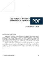 Sistemas Numericos Del Quechua y El Aimara Guido Pilares