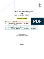 Twenty-Third IIRS Outreach Programme On Basic of RS, GIS & GNSS Tentative Schedule