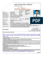 Admit Card Jiwaji PDF