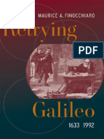 FINOCCHIARO Retrying Galileo, 1633-1992 (KW Science Astronomy) PDF