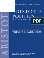 (Clarendon Aristotle Series) Aristotle - Trevor J. Saunders (Transl.) - Politics - Books I and II-Oxford University Press (1995)