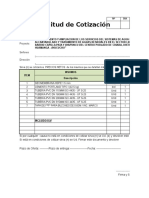 Cotizacion de Materiales