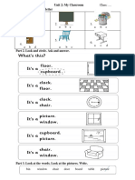 Unit 2 My Classroom Test 2