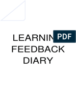 Learning Feedback Diary