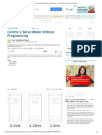 Control A Servo Motor Without Programming - DIY How-To From Make - Projects