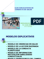 MODELOS EXPLICATIVOS DE CONDUCTAS DE SALUDclase 20 Mayo PDF