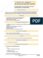 Programme Formation SSIAP 3 Initial