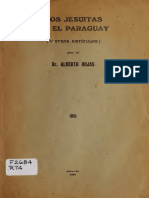 Los Jesuitas en El Paraguay Alberto Rojas 1936