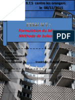 Formulation Du Beton