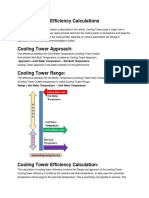 Cooling Tower Efficiency Calculations PDF