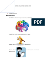 Dinamica de Lista de Verificación
