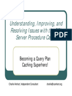 Understanding, Improving, and Resolving Issues With The SQL Server Procedure Cache PDF