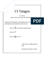 15 Tangos Violin