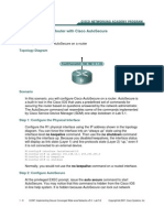 Lab 5.2 Securing A Router With Cisco Autosecure: Learning Objectives