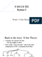 Syn1 Hand3 X Bar Theory