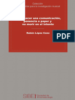 Como Hacer Una Comunicacion Ponencia o P PDF